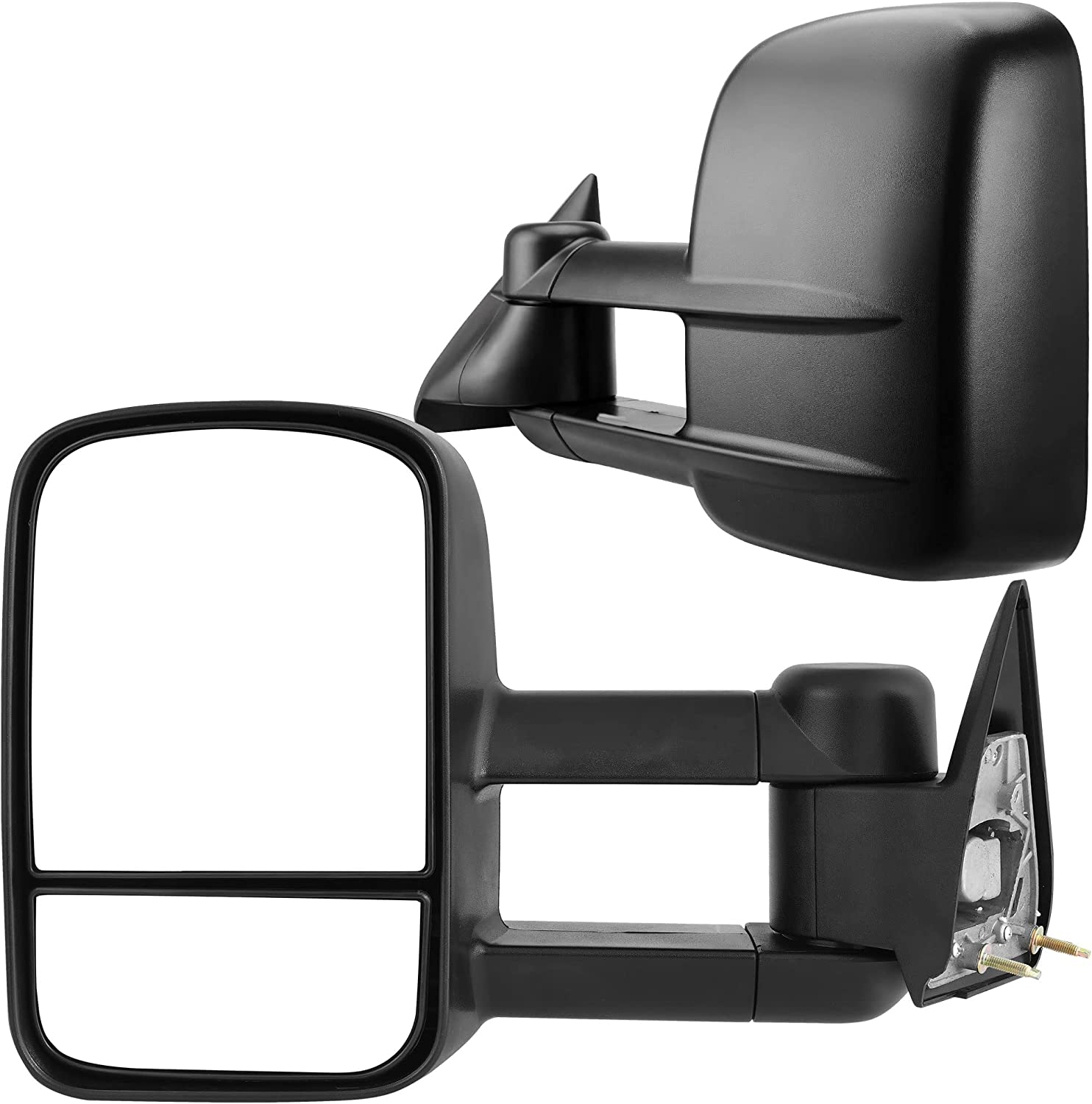 YITAMOTOR 1988-1998 Chevy GMC C1500 C2500 C3500 K1500 K2500 K3500 Pickup Truck Manual Extendable Towing Mirrors