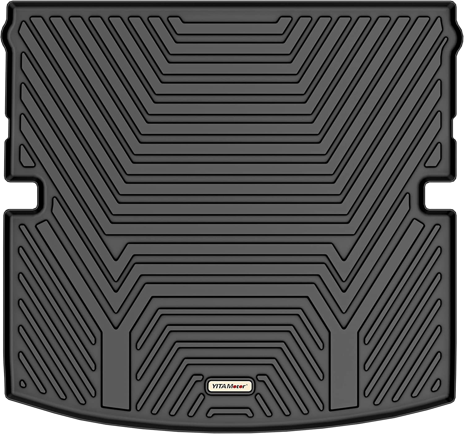 YITAMOTOR 2020-2025 Ford Explorer Cargo Trunk Liner, All Weather Custom Fit Black Cargo Mats