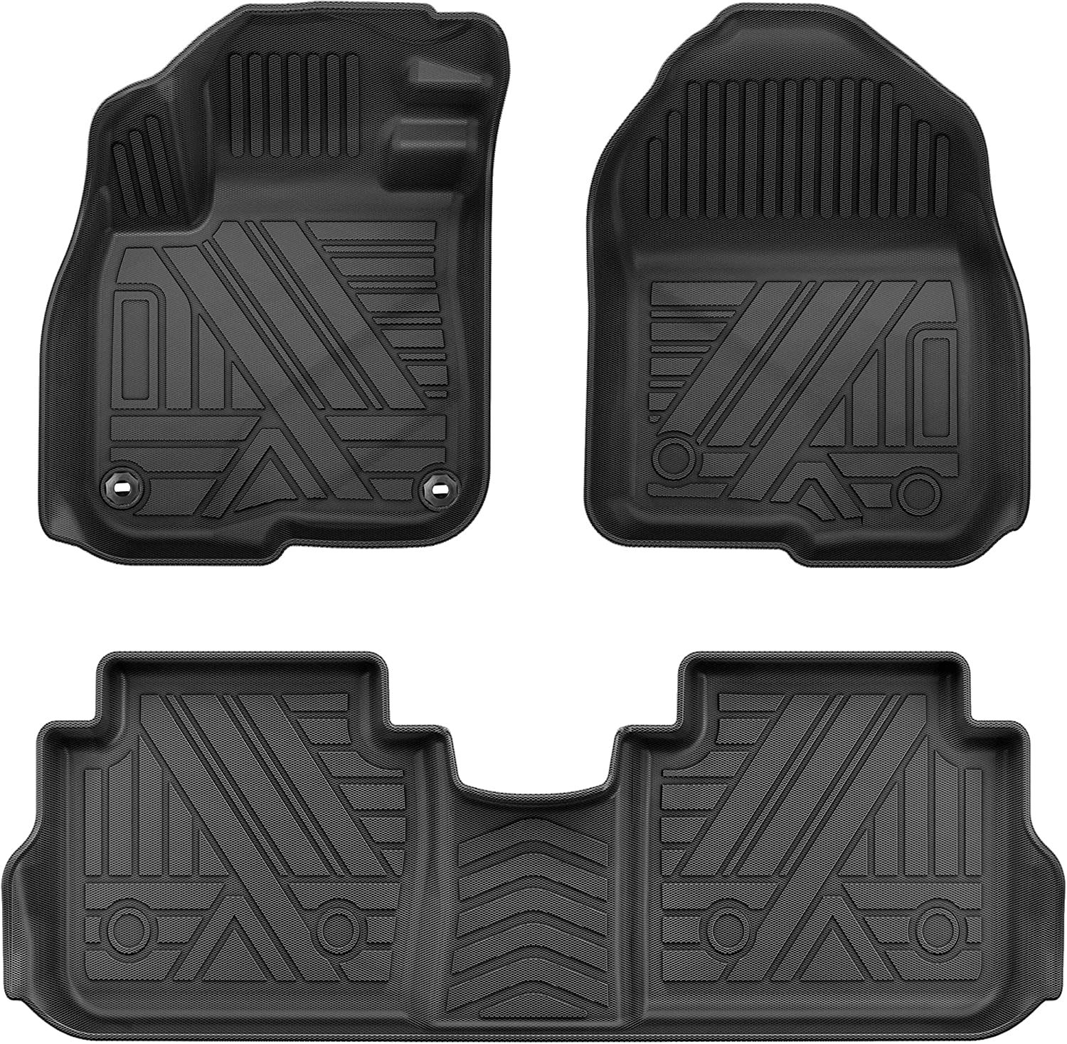 YITAMOTOR 2017-2022 CR-V Floor Mats, All Weather Guard