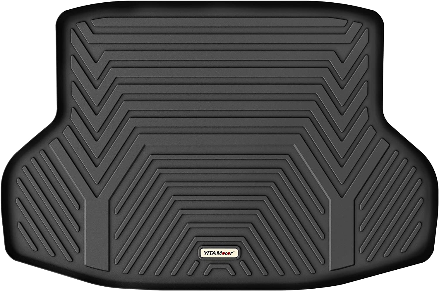 YITAMOTOR 2022-2024 Honda Civic Sedan Cargo Trunk Liner, Custom Fit Black TPE All Weather Cargo Mats