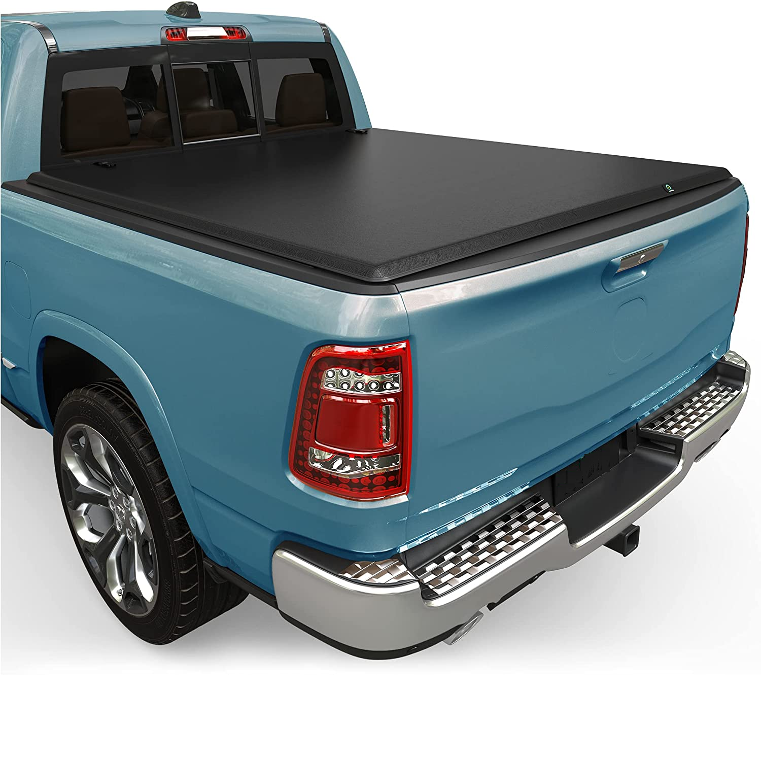 YITAMOTOR 2009-2025 Dodge Ram 1500 (Incl. Classic & New) 5.7ft Soft Tri-fold Tonneau Cover Without Rambox