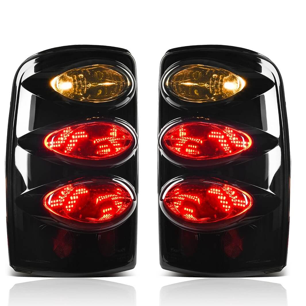 YITAMOTOR LED Taillights 2000-2006 Chevy Suburban Tahoe, GMC Yukon SLT (ONLY FITS LIFT GATE MODELS)