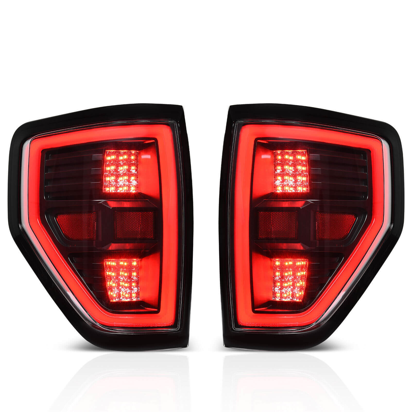 YITAMOTOR LED Tail Lights 2009-2014 Ford F150 Taillights Rear Brake Lamp