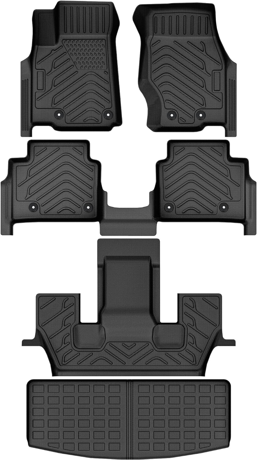 YITAMOTOR Floor Mats For 2021-2024 Jeep Grand Cherokee L All Weather Waterproof Liner 5pcs