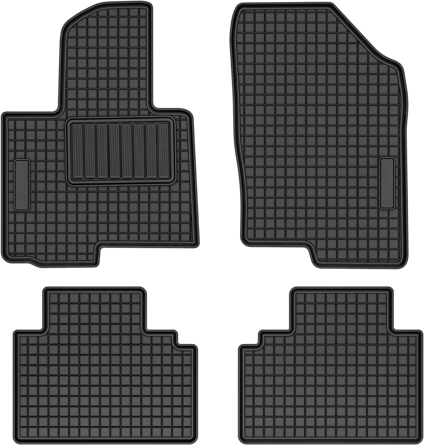 YITAMOTOR 2D Floor Mats Compatible with 2022-2024 Hyundai Tucson All-Weather Liners 3pcs