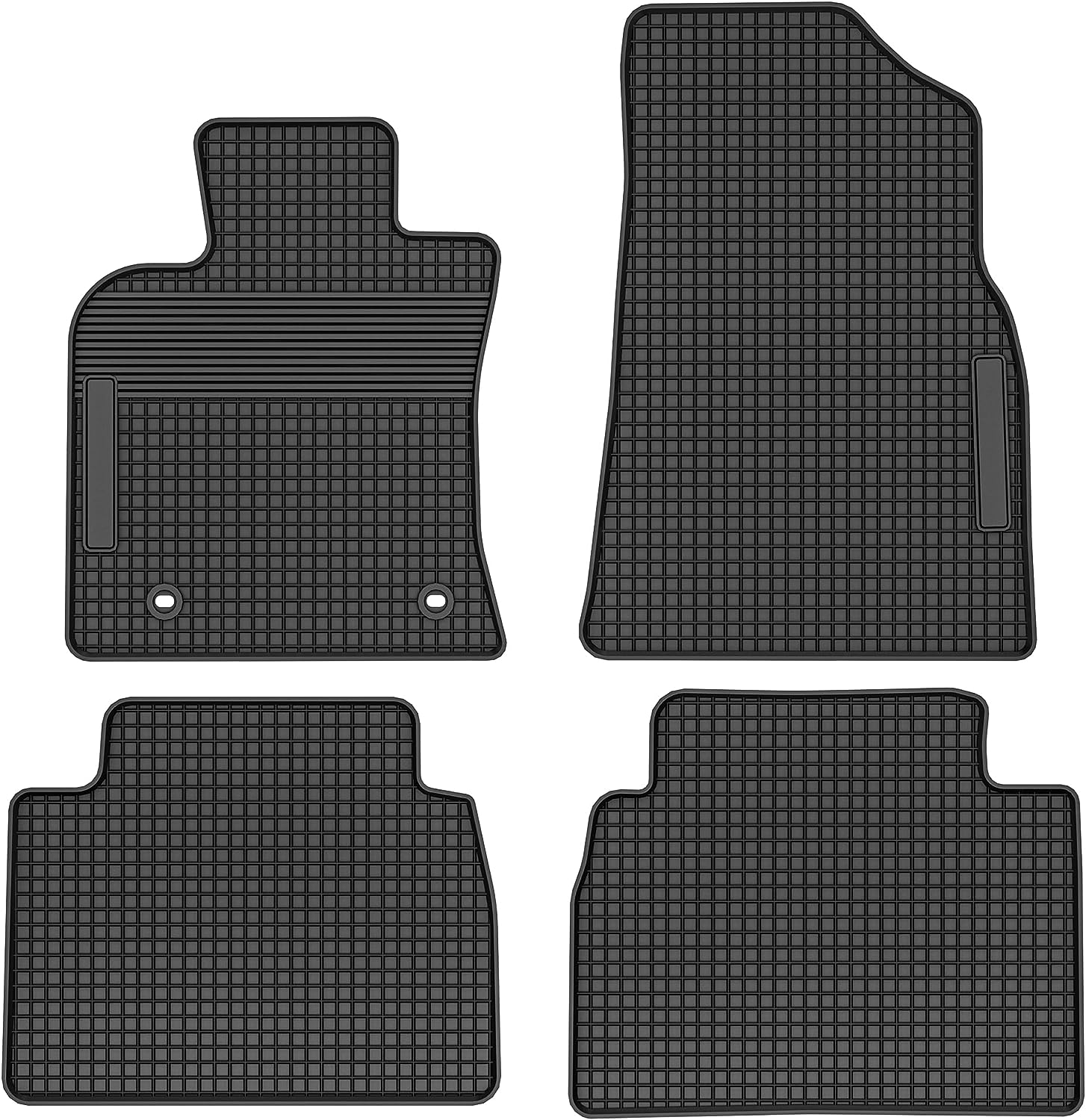 YITAMOTOR 2D Floor Mats Compatible with 2018-2024 Toyota Camry Standard All Season Liners