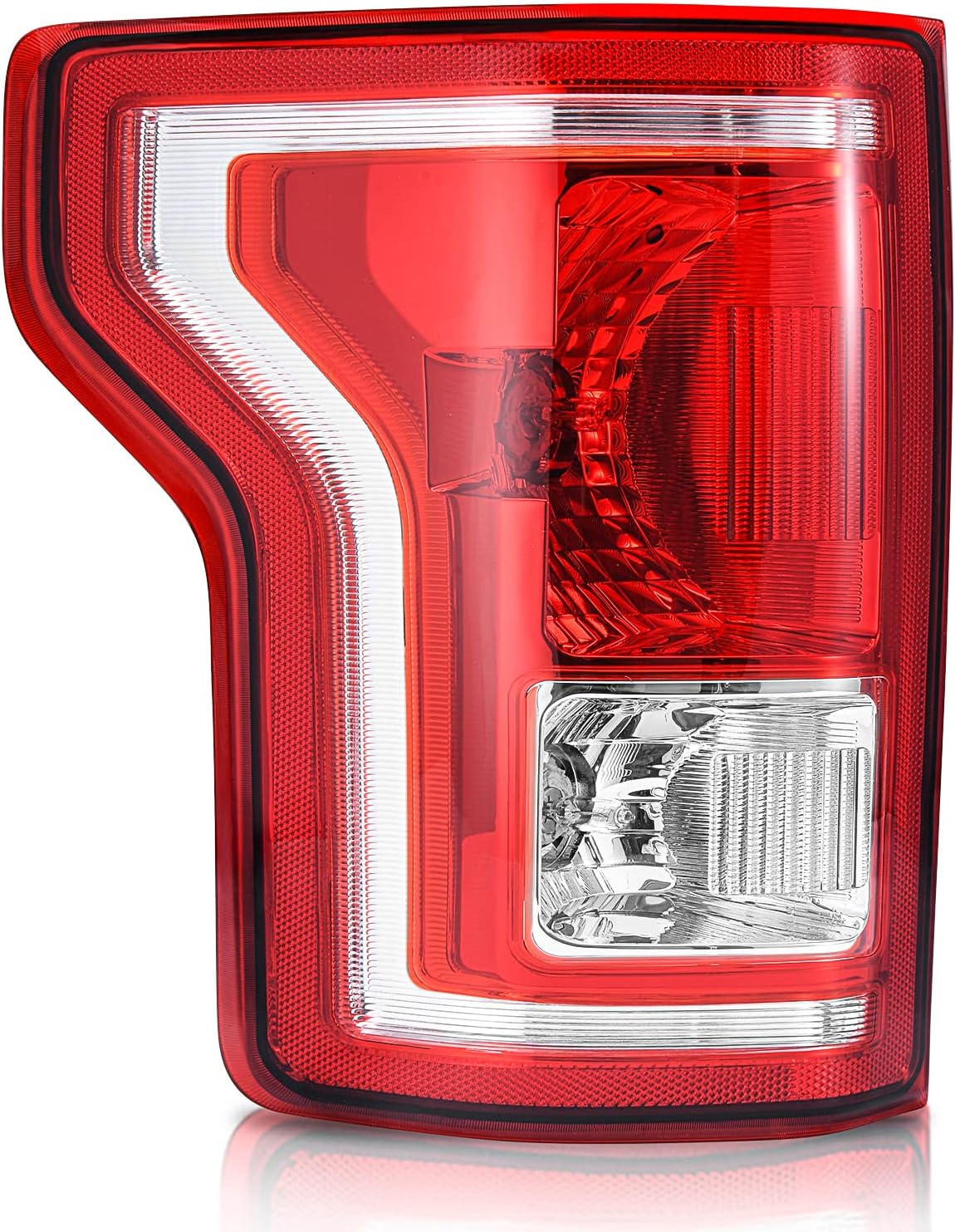 YITAMOTOR Tail Lights Assembly For 2015-2017 Ford F-150 Tail Lamps Taillights Taillamps Tail Light Red Clear OE Replacement Assembly - Driver Side