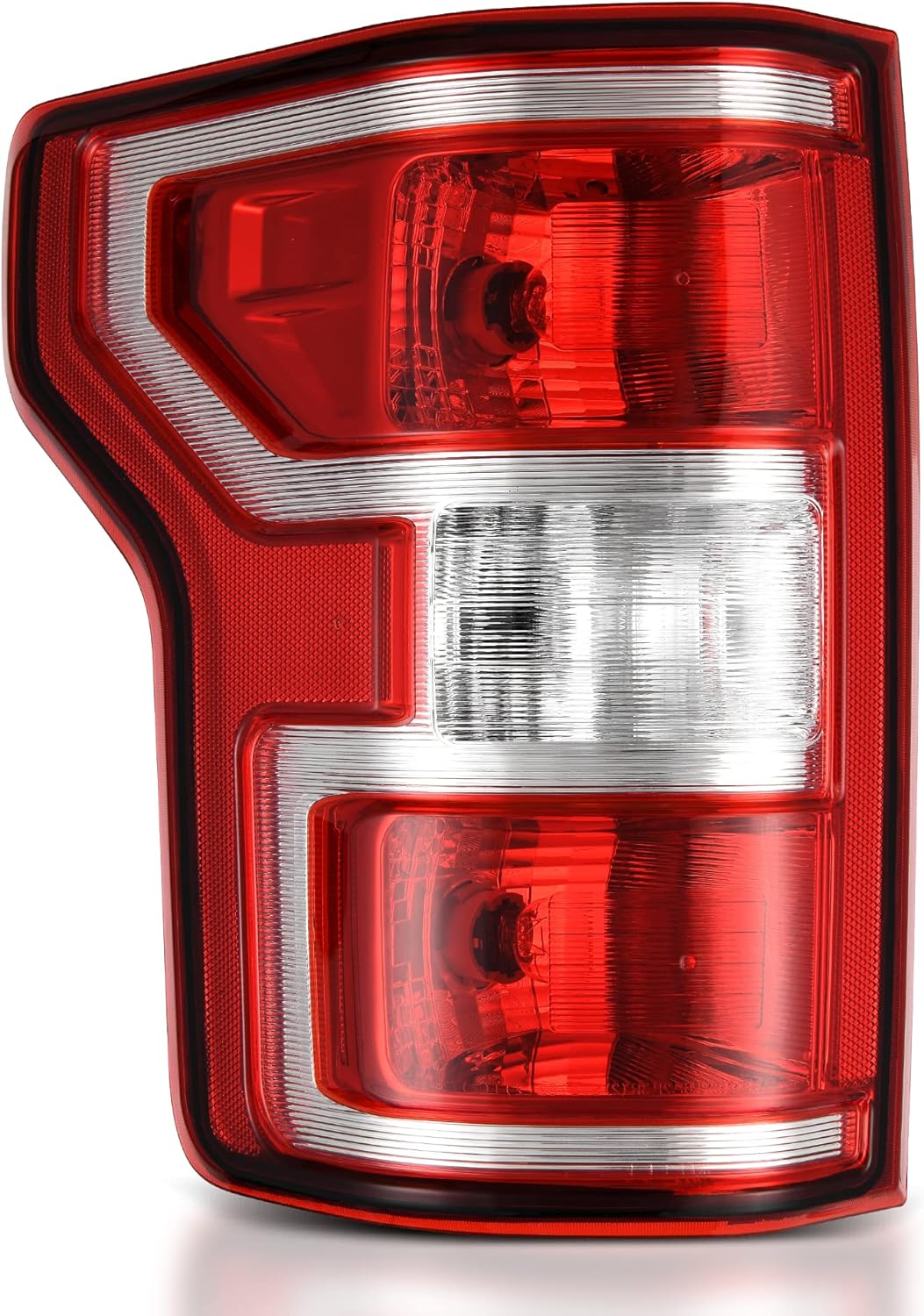 YITAMOTOR Tail Light Assembly Compatible with 18-20 Ford F150 Halogen OE Replacement with Bulbs and Harness Red Brake Tail Light Rear Lamp - Left Side