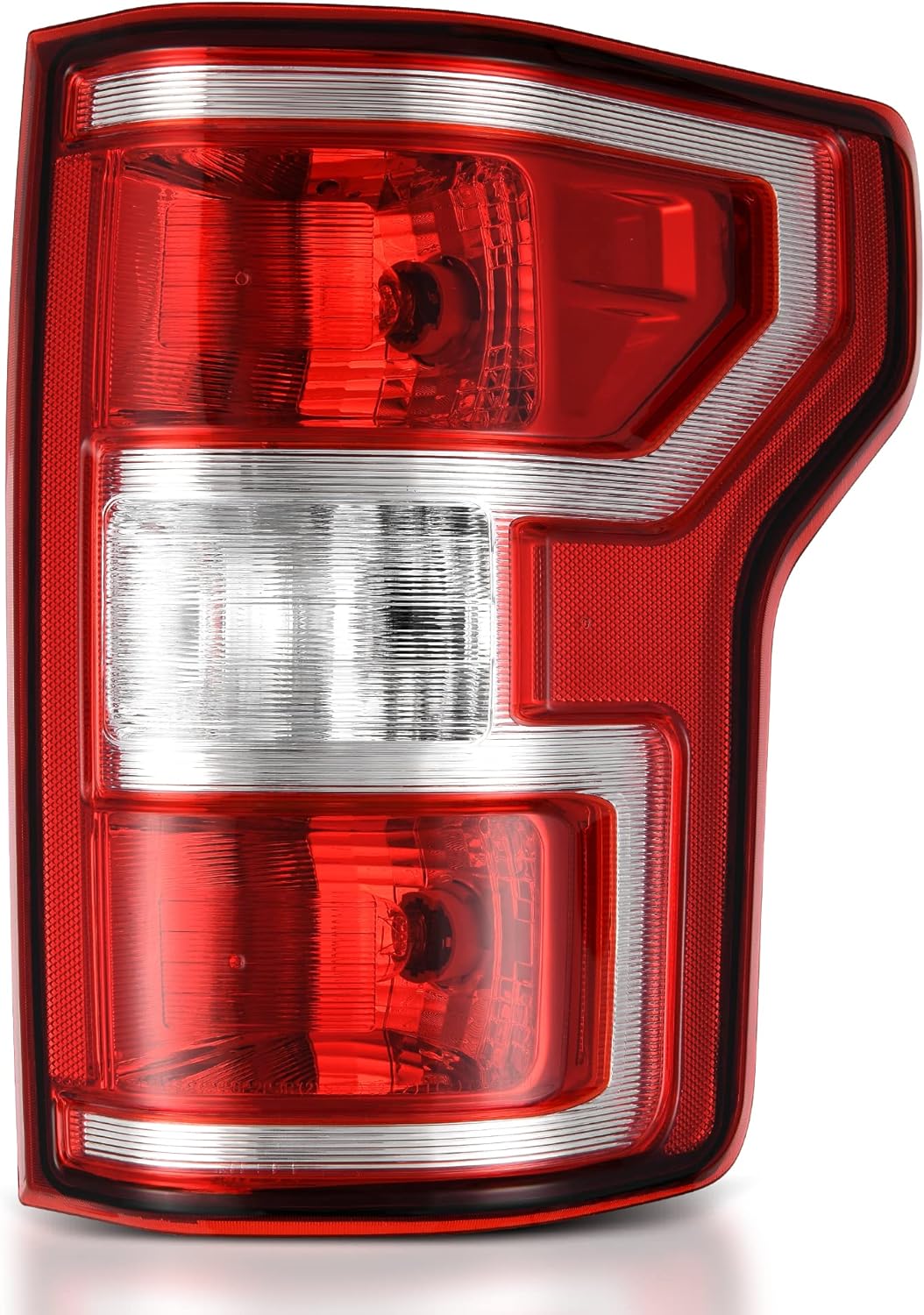 YITAMOTOR Tail Light Assembly Compatible with 18-20 Ford F150 Halogen OE Replacement with Bulbs and Harness Red Brake Tail Light Rear Lamp - Right Side