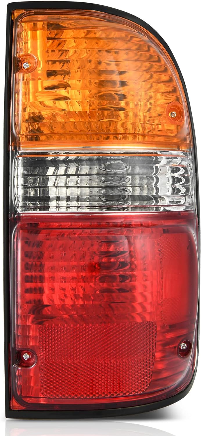 YITAMOTOR Right Passenger Side Rear Taillight Tail Lamp Brake Lamp With Bulb Inside For 01-04 Tacoma Rear Taillight Brake Lamp - Red