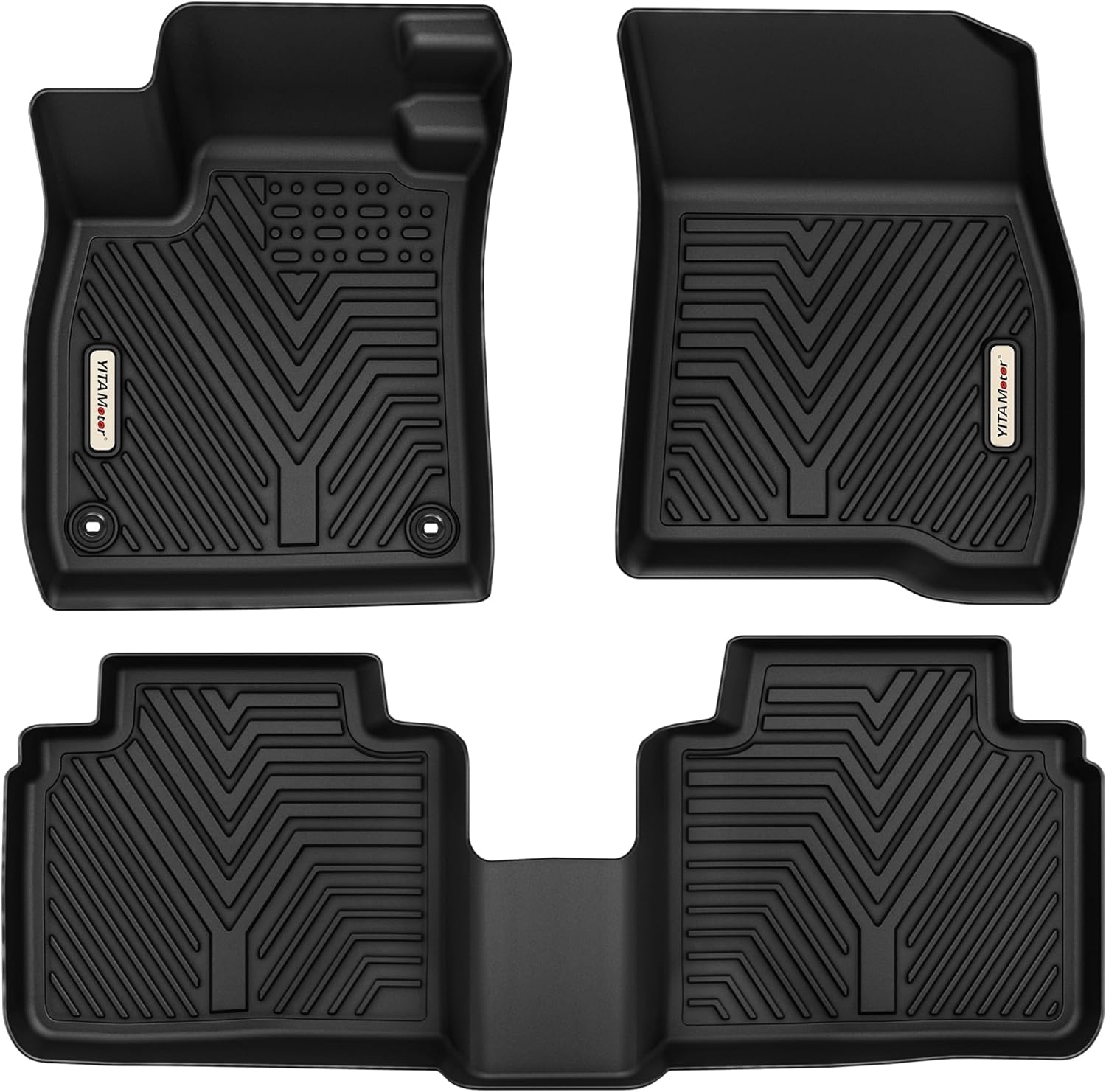 YITAMOTOR Floor Mats for Honda Accord 2023 2024 (Include Hybrid) All Weather Custom Fit for 2023 Honda Accord Floor Liners 2024 Honda Accord Accessories, Black