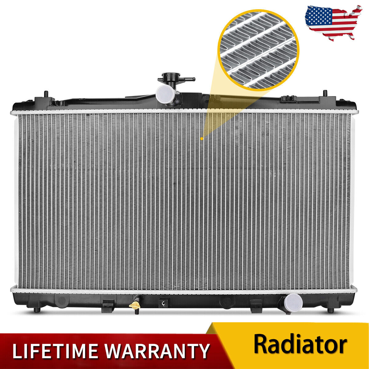 13270 Radiator for 2012-2017 Toyota Camry 2.5L HYBRID 3.5L Gas 2013-2017 Avalon