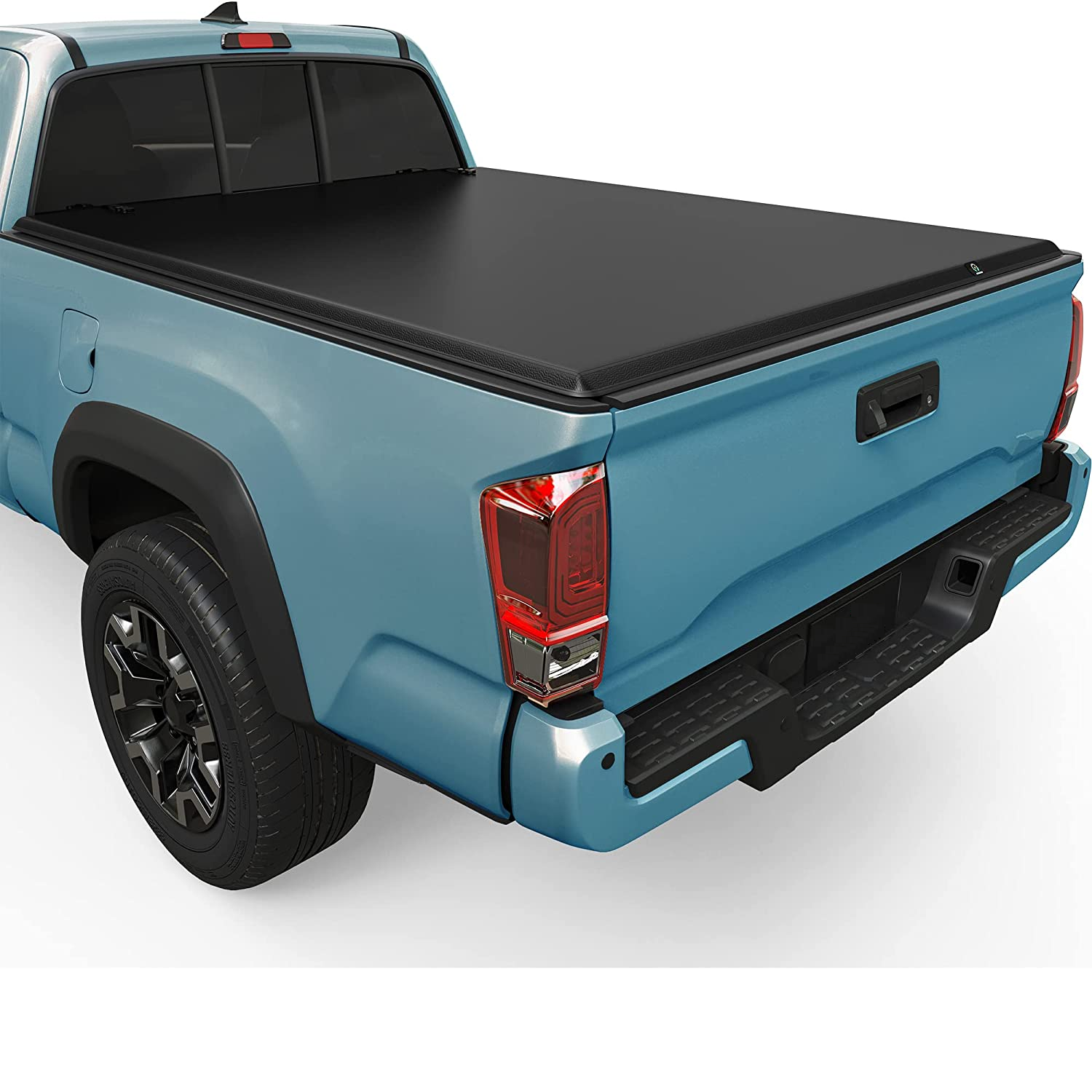 YITAMOTOR 2016-2023 Toyota Tacoma (Excl. Trail Edition) 6ft Bed Soft Tri-fold Truck Bed Tonneau Cover