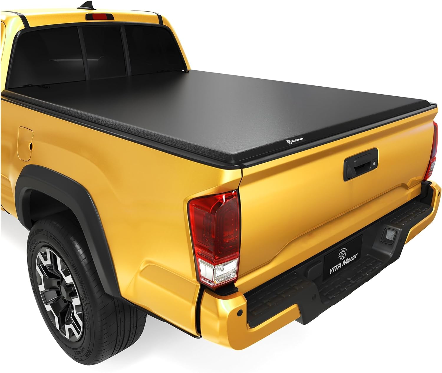 YITAMOTOR Soft Tri Fold Truck Bed Tonneau Cover Compatible with Toyota Tacoma 2005-2015 Fleetside 5 ft Bed