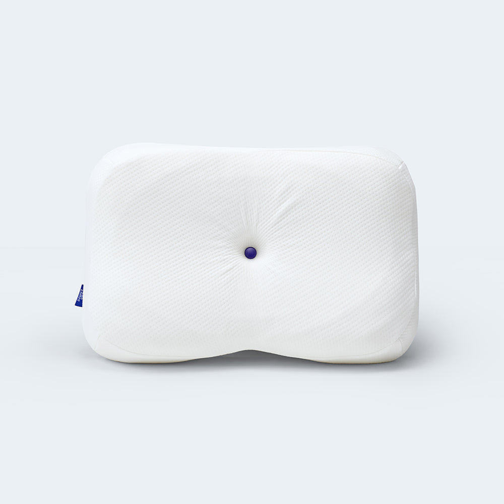 Bluedott Button Memory Foam Pillow