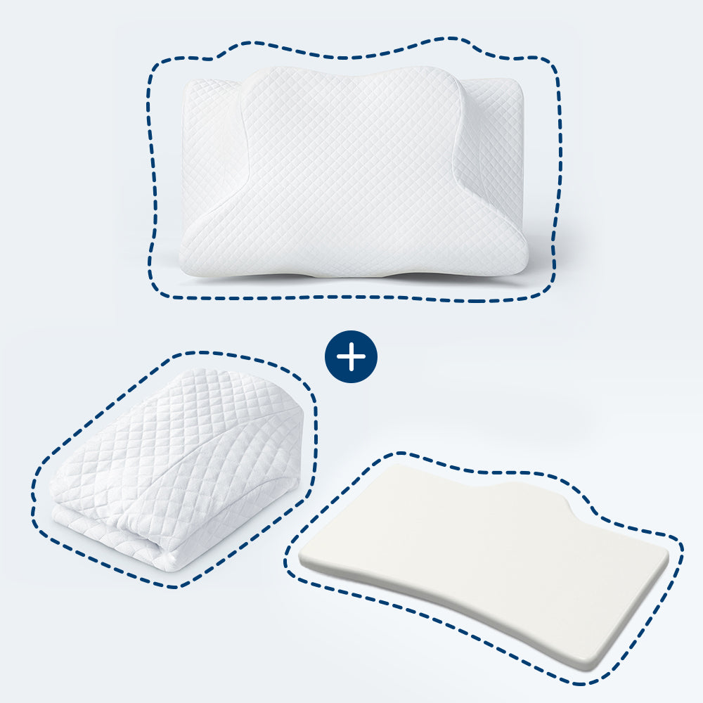 Butterfly Shaped Cervical Pillow with Pillowcase and Insert