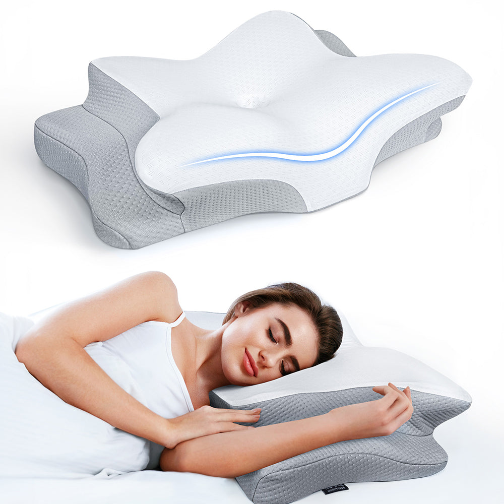 Refreshing Butterfly Soothing Pillow for Neck Pain Relief