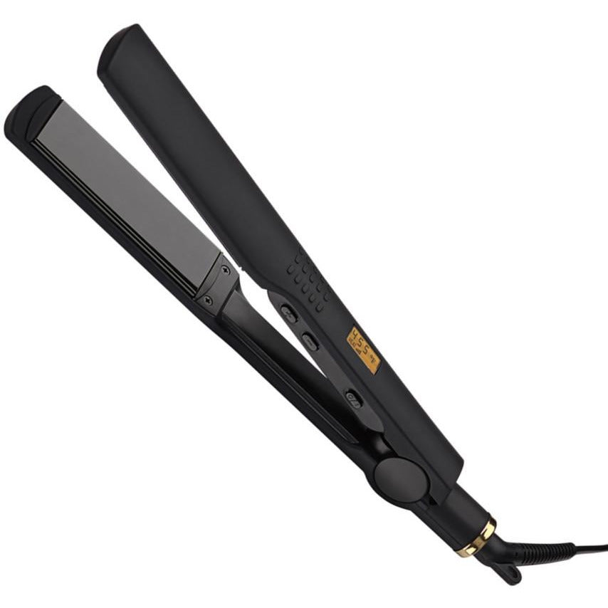 Hot Tools Black Gold Digital Salon Flat Iron 1-1/4"