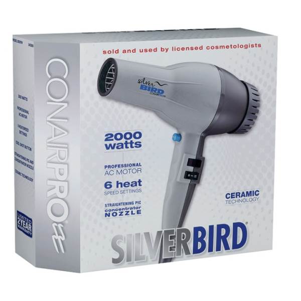 ConairPro Silver Bird Hair Dryer