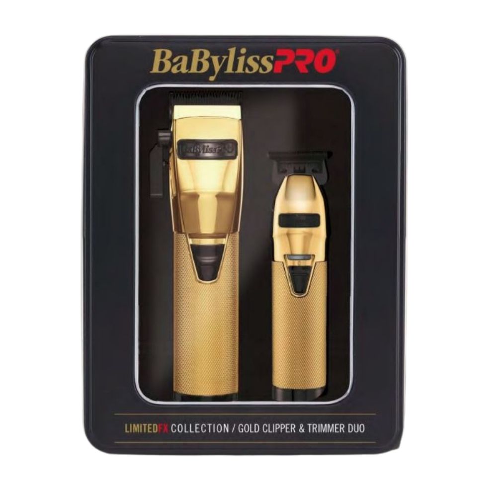 BaBylissPRO LimitedFX Collection Gold Clipper & Trimmer Duo