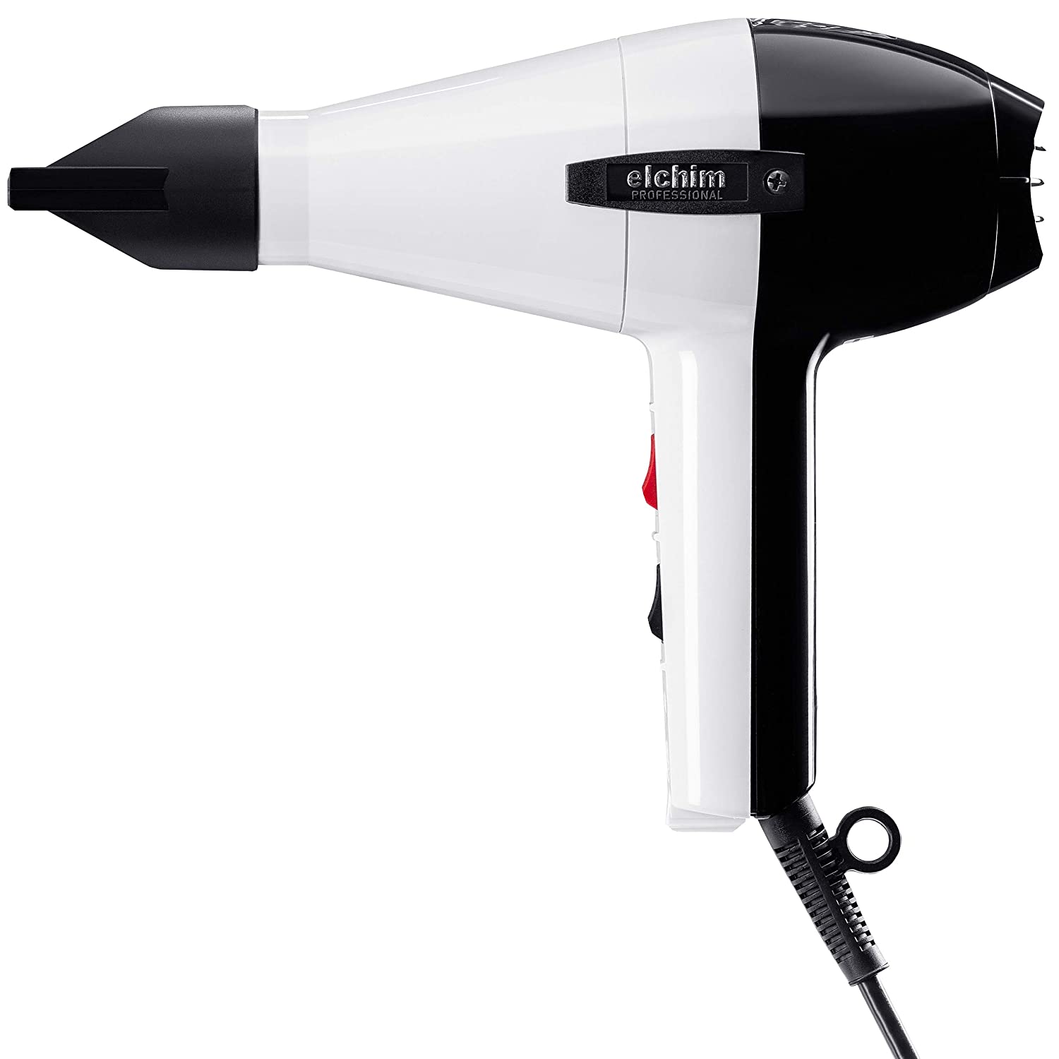 Elchim 2001 Hair Dryer - Black/White