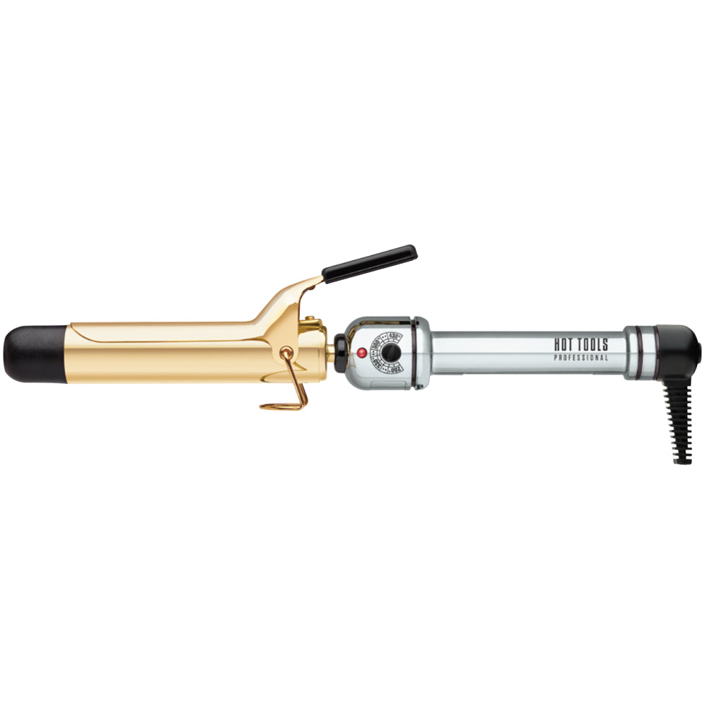 Hot Tools 24K Gold Precious Metals Silver Curling Iron/Wand 1-1/4"