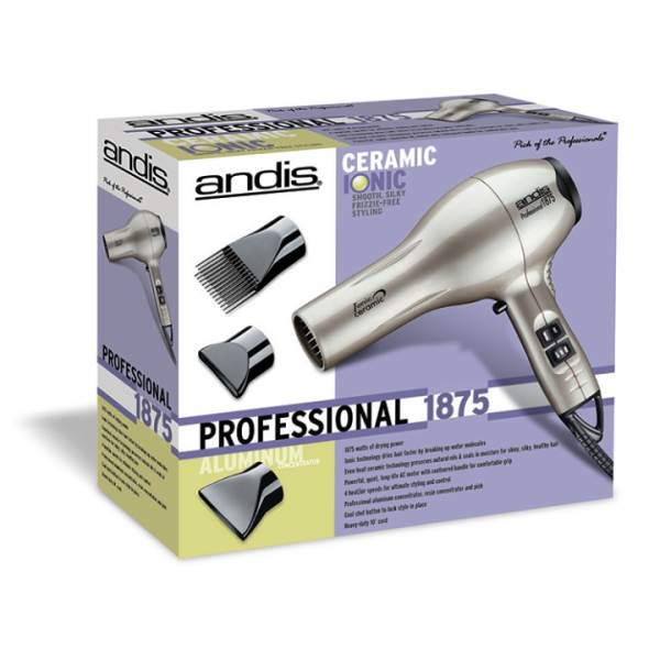 Andis Platinum Ceramic Ionic Hair Dryer 1875 Watt