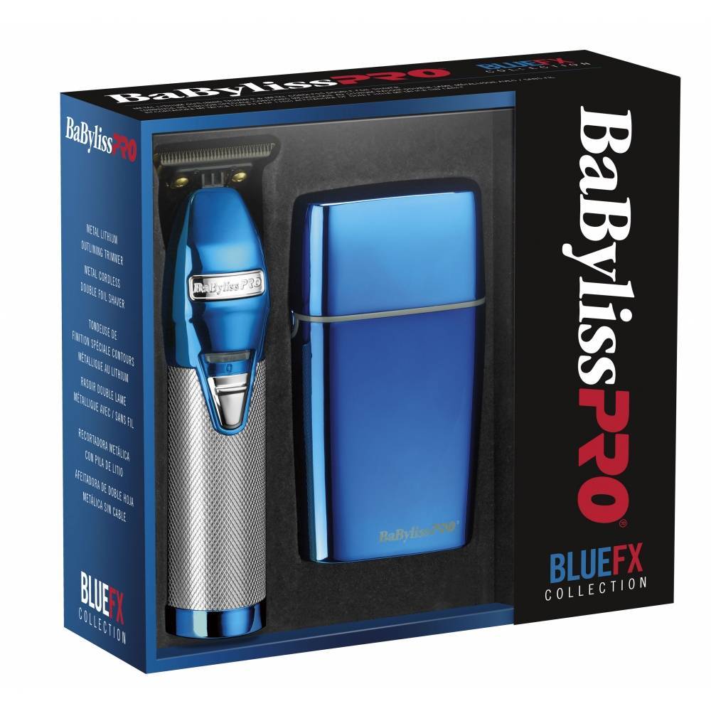 BaBylissPRO BlueFX Collection Trimmer & Shaver Combo