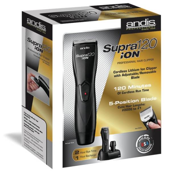 Andis Supra 120 Ion Adjustable Blade Clipper