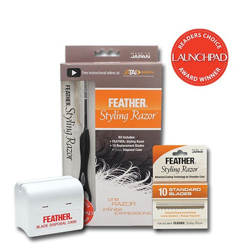 Feather Black Styling Razor Standard Kit