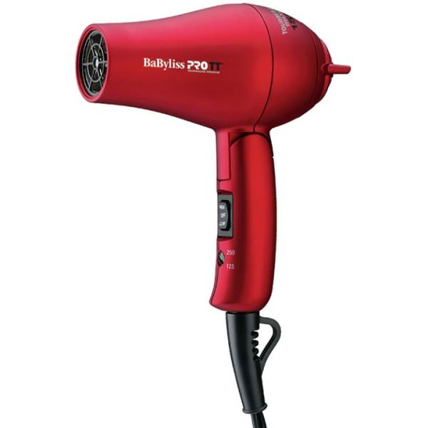 BaBylissPRO TT Tourmaline Titanium Travel Dryer - Red