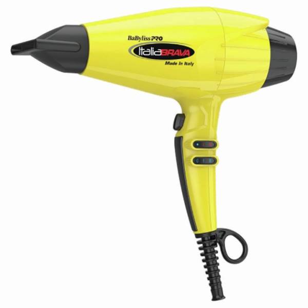 BaBylissPRO Nano Titanium ItaliaBrava Dryer - Yellow