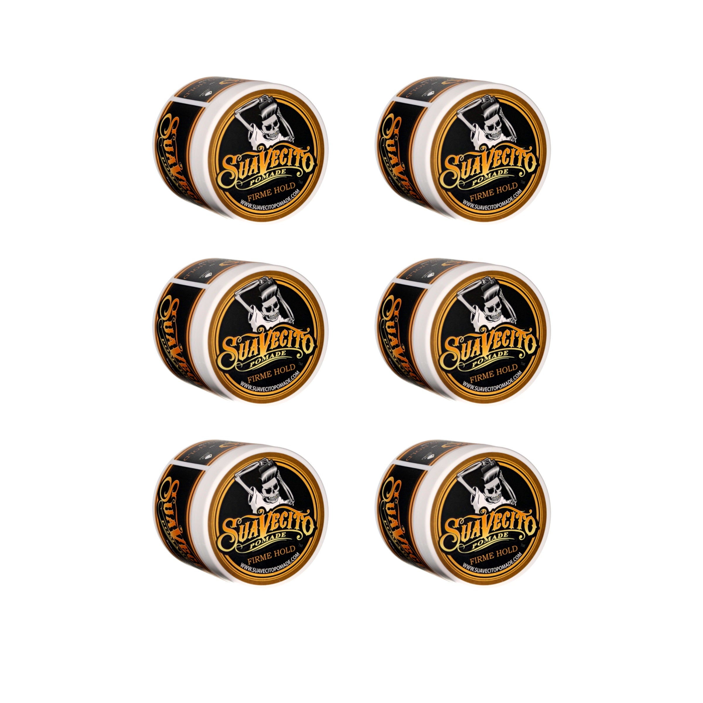 Suavecito Pomade Firme Hold 4 oz - 6 Pack