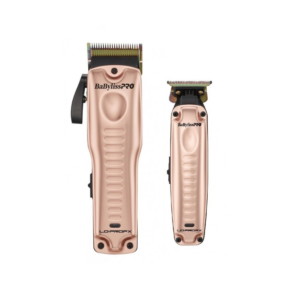 BaBylissPRO LoPROFX Limited Edition Rose Gold Clipper and Trimmer Combo