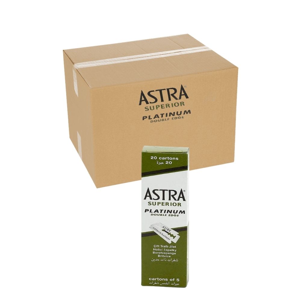 Astra Superior Platinum Double Edge Safety Razor Blade - 5000 Count