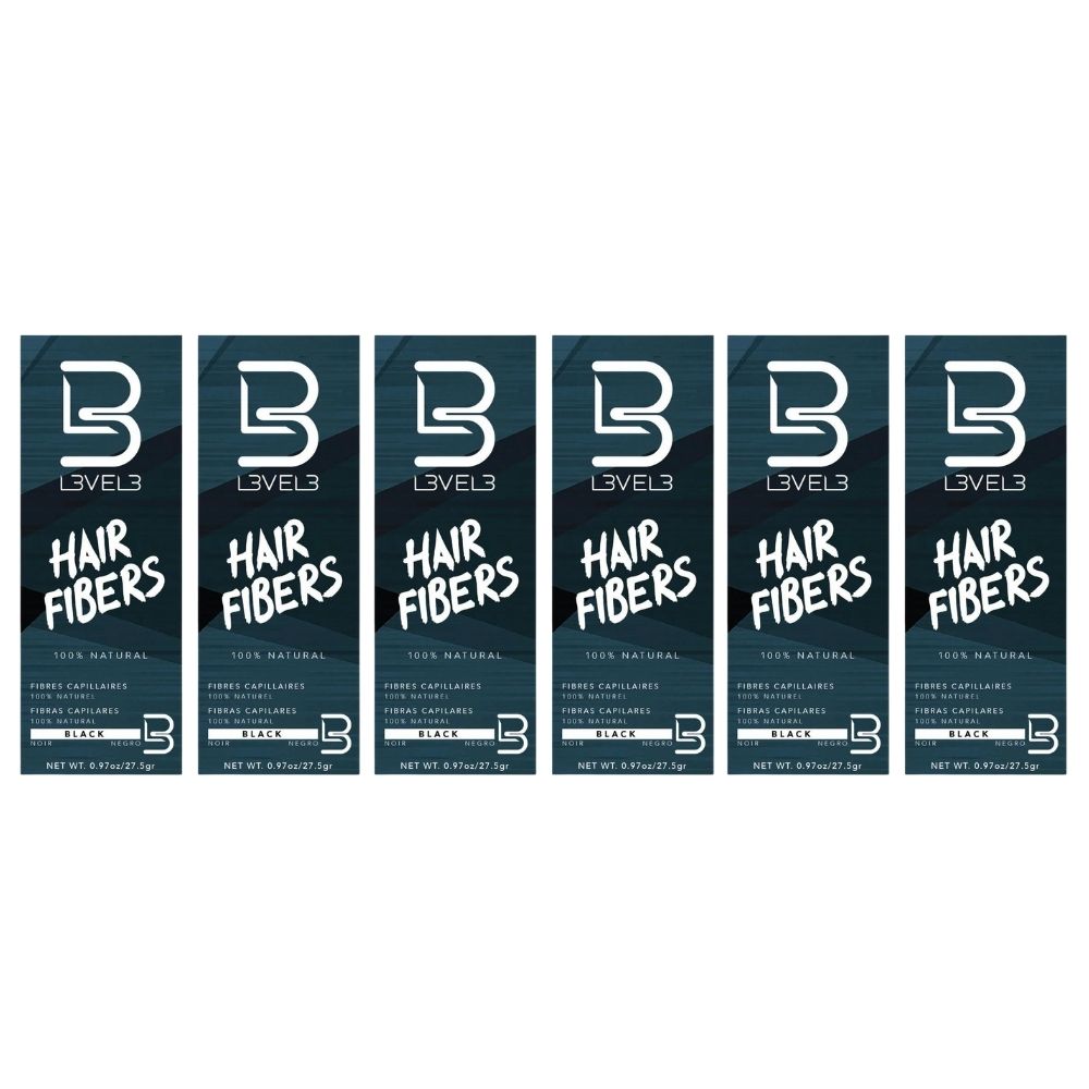 L3VEL3 Hair Fibers Black 0.97 oz - Multipack