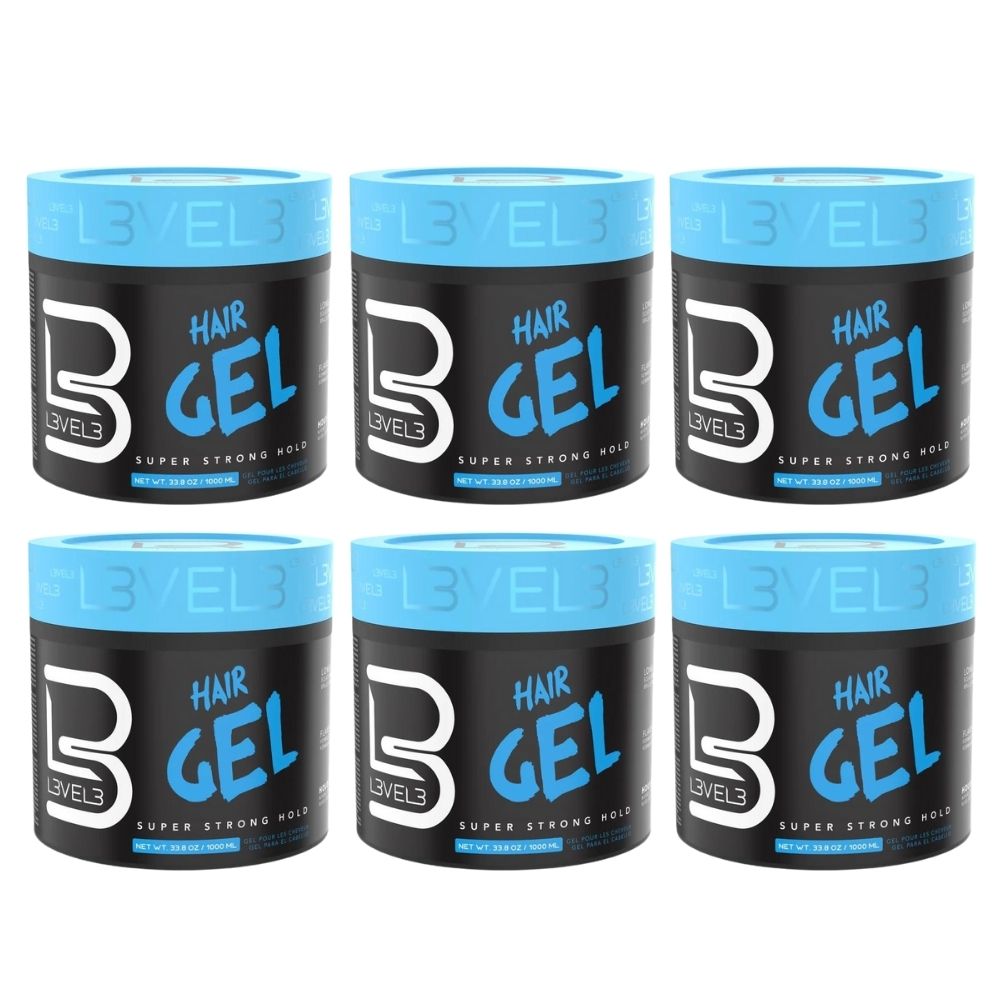 L3VEL3 Hair Styling Gel 33.8 oz - Multipack