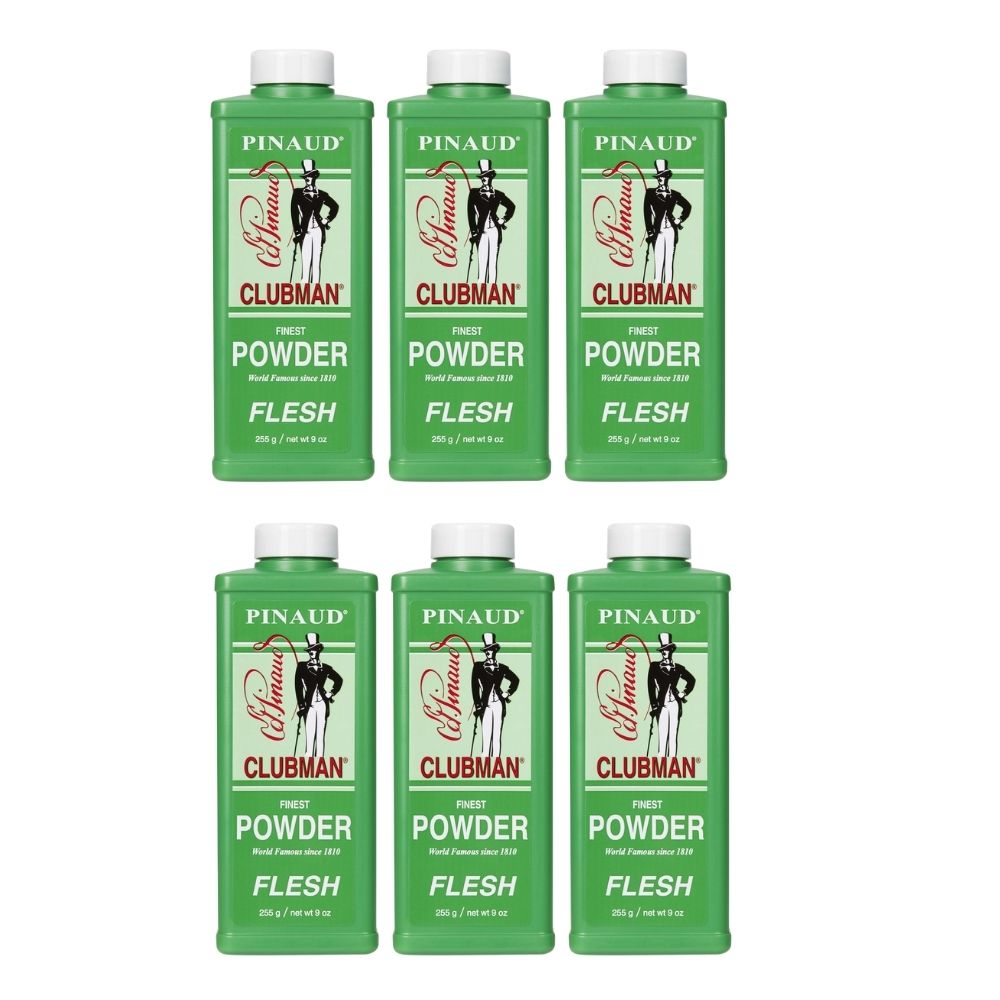 Clubman White Powder 9 oz - 6 Pack