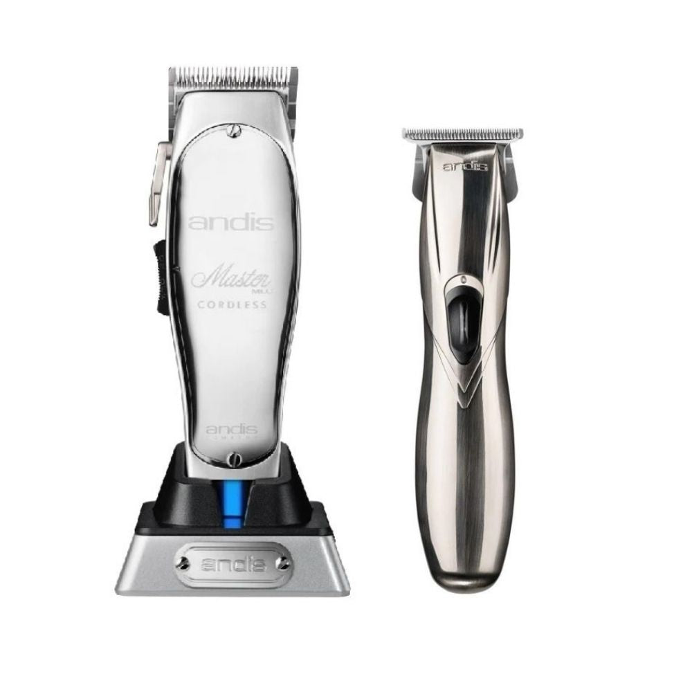 Andis Master Cordless Clipper & Slimline PRO GTX Trimmer Combo