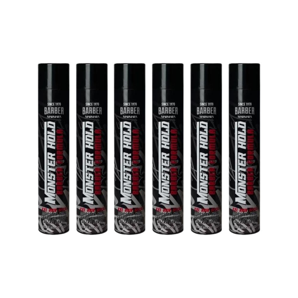 Marmara Barber Monster Hold Hair Spray 25 oz - 6 Pack