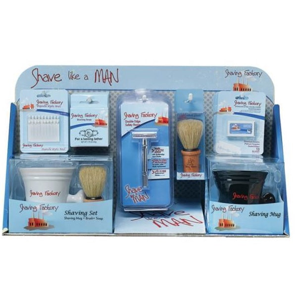 The Shave Factory Barbershop Display Set