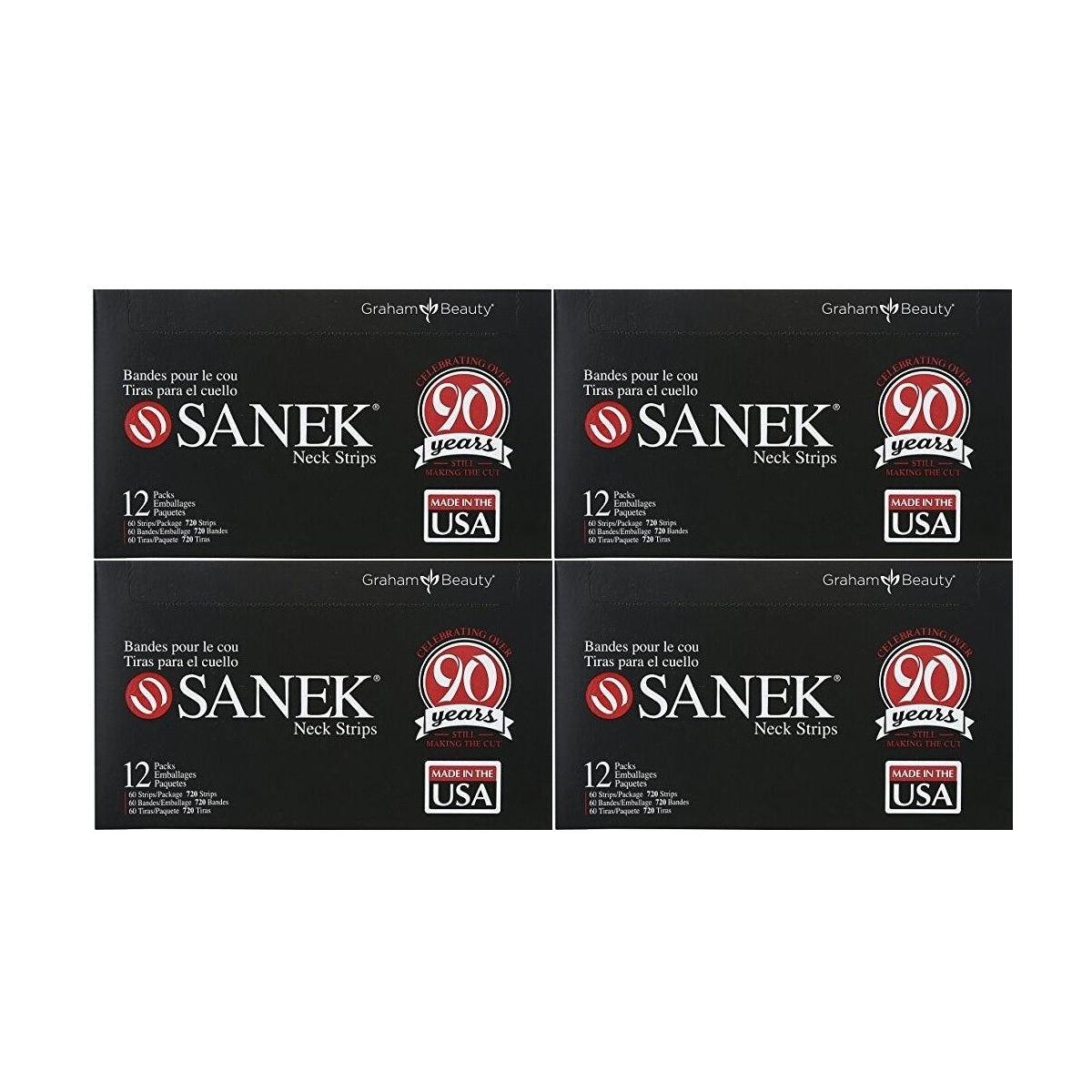 Sanek Neck Strips  FULL CASE 2880 Strips (Pack of 4)