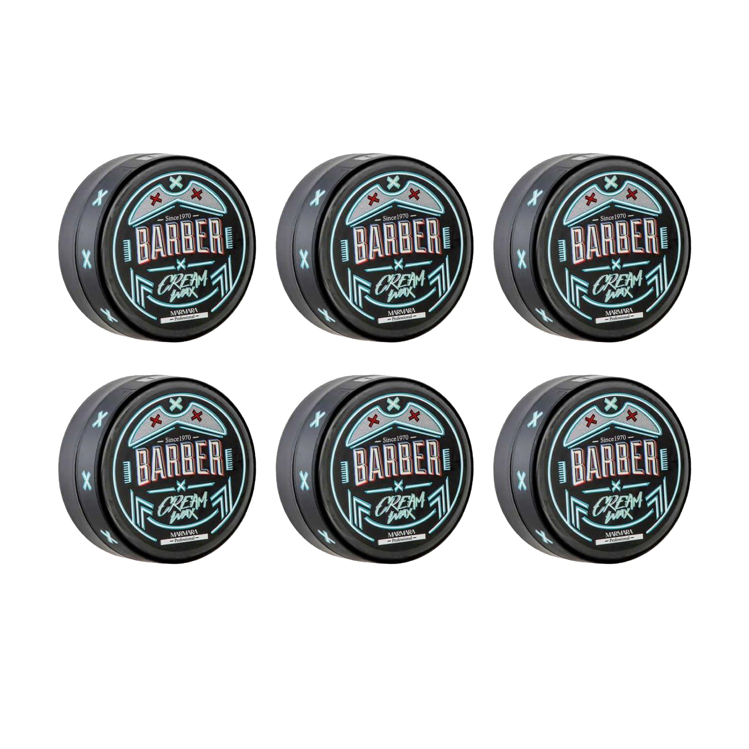 Marmara Barber Cream Wax 5 oz - 6 Pack