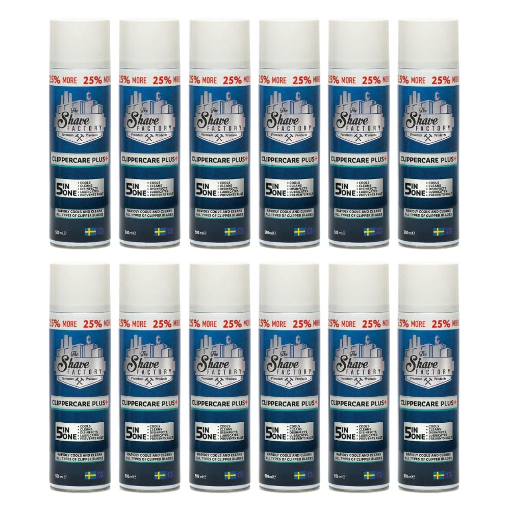 The Shave Factory Clippercare 5 in 1 Spray 16.9 oz - Multipack