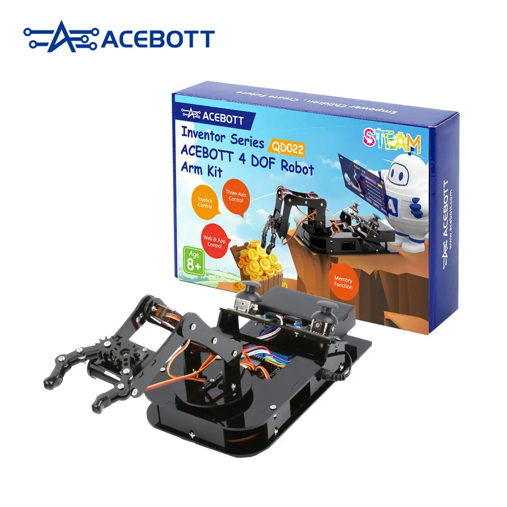 ACEBOTT QD022 ESP32 Programmable Robot Arm Kit for Arduino