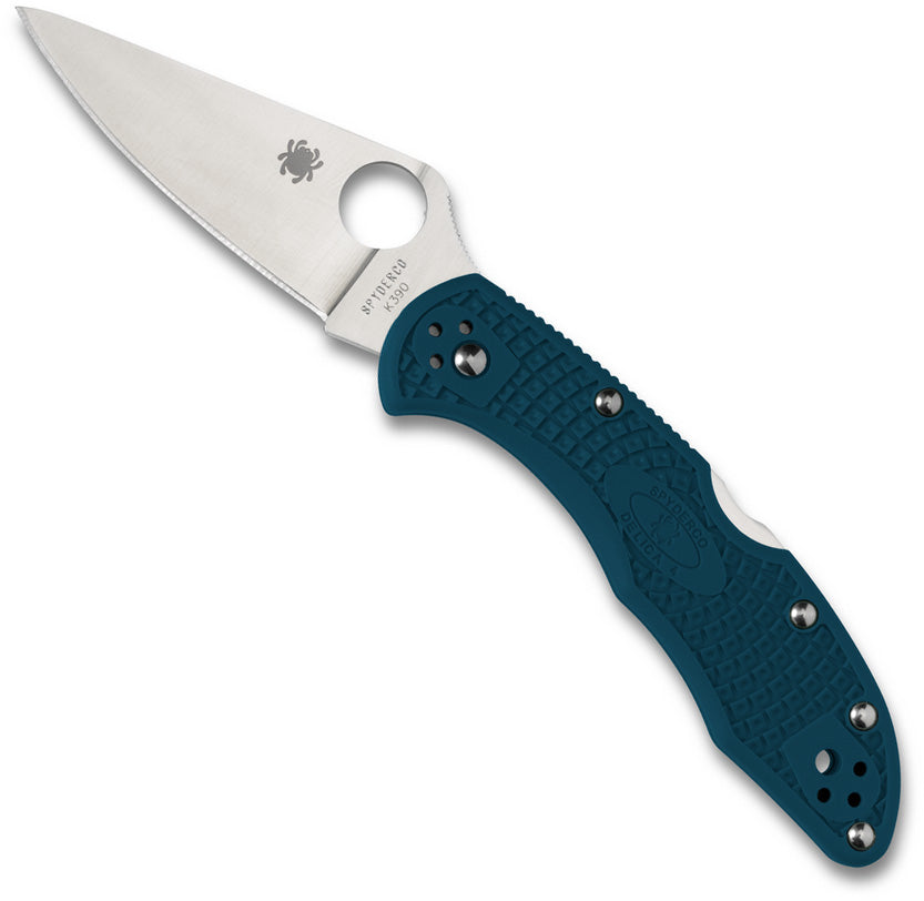 Spyderco Delica 4 Blue C11FPK390 Pocket Knife