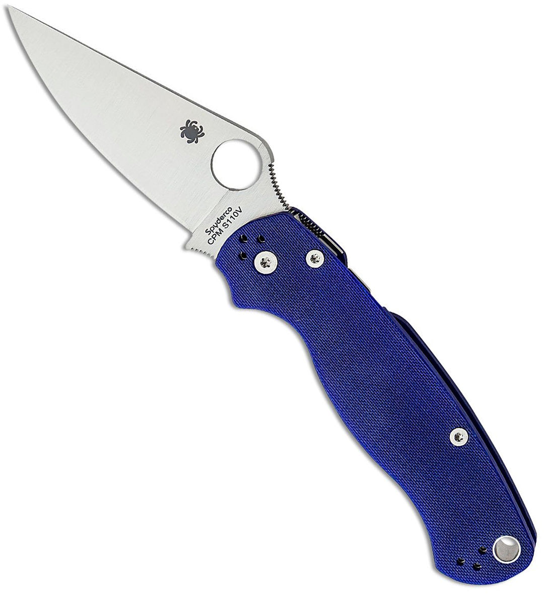 Spyderco Para Military 2 G-10 Dark Blue C81GPDBL2 Pocket Knife