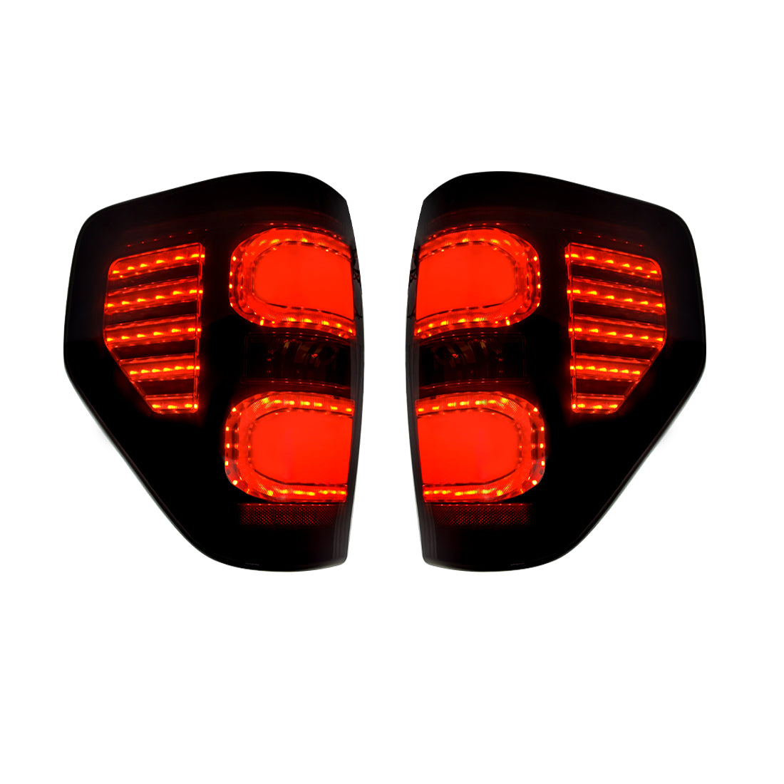 New smoked LED taillights W/Bulb for 09-14 Ford F150