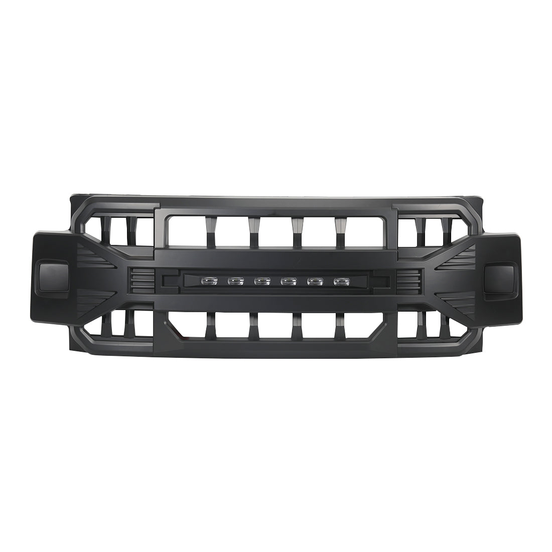 Armor Grille W/Off-Road Lights - Matte Black For 2017-2019 Ford F250/350