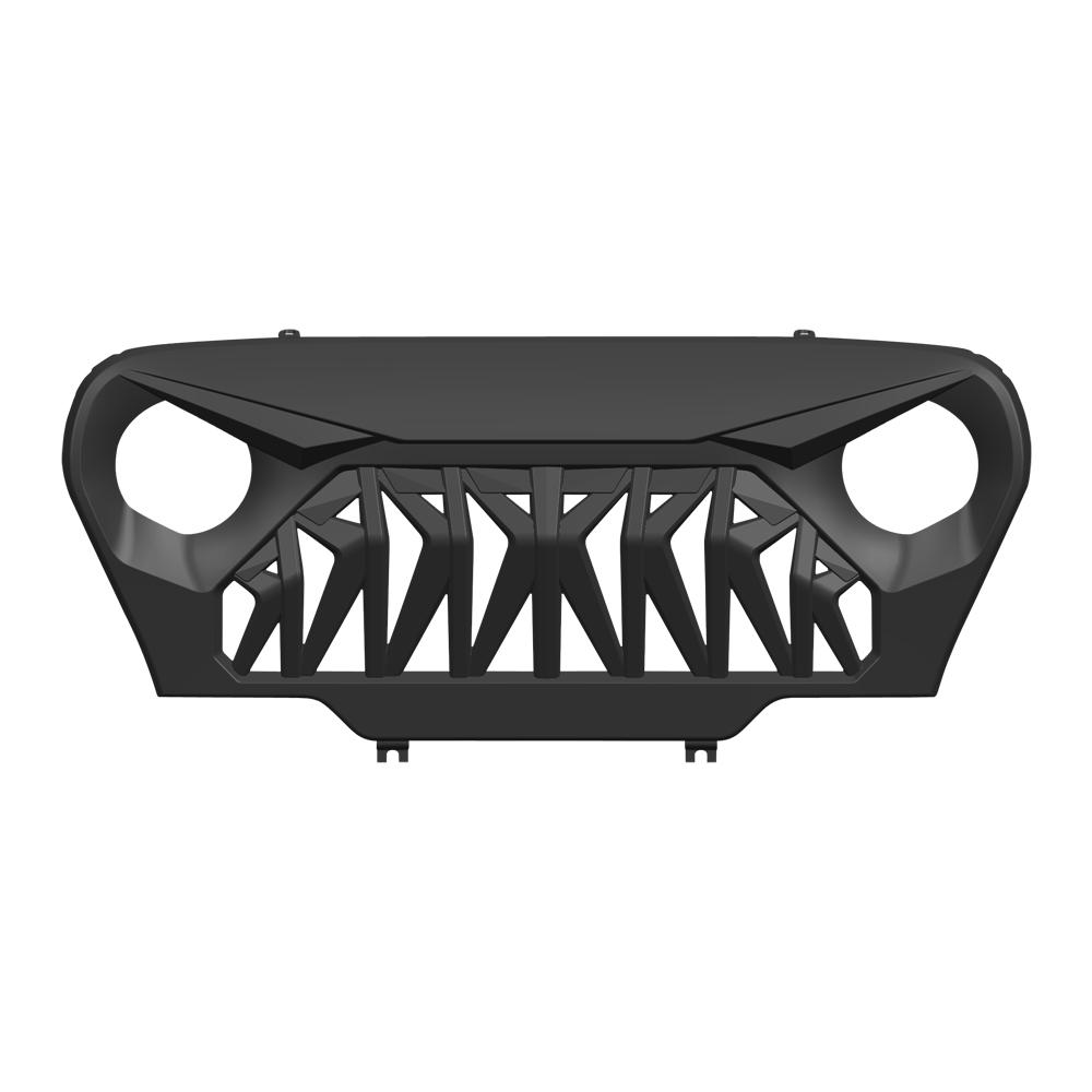 Shark Grille - Matte Black for 97 - 06 Wrangler TJ